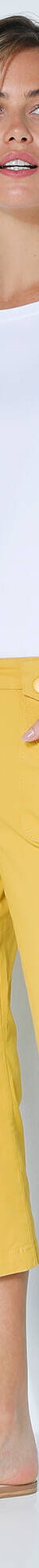 Pantacourt droit stretch (safran) Pantacourt droit stretch (safran)